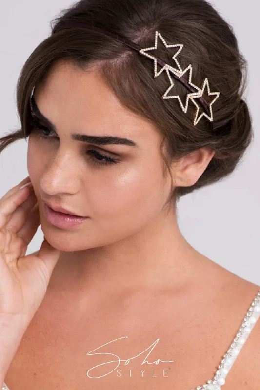 Rhinestone Star Trio Headband