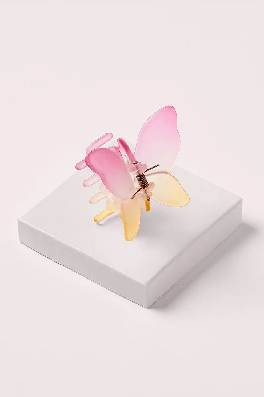 Iced Papillon Ombre Butterfly Claw Clip