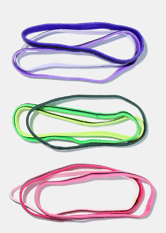 Non Slip 3 Piece Elastic Headband