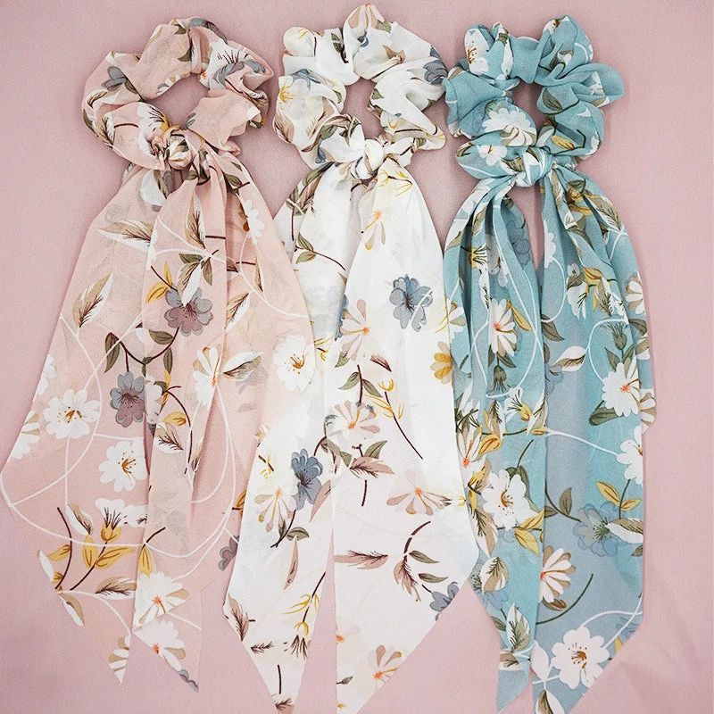 Wholesale Small Floral Ribbon Fabric Headband