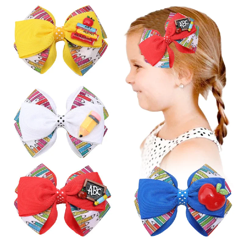 Wholesale Fabric Bow Hair Clip