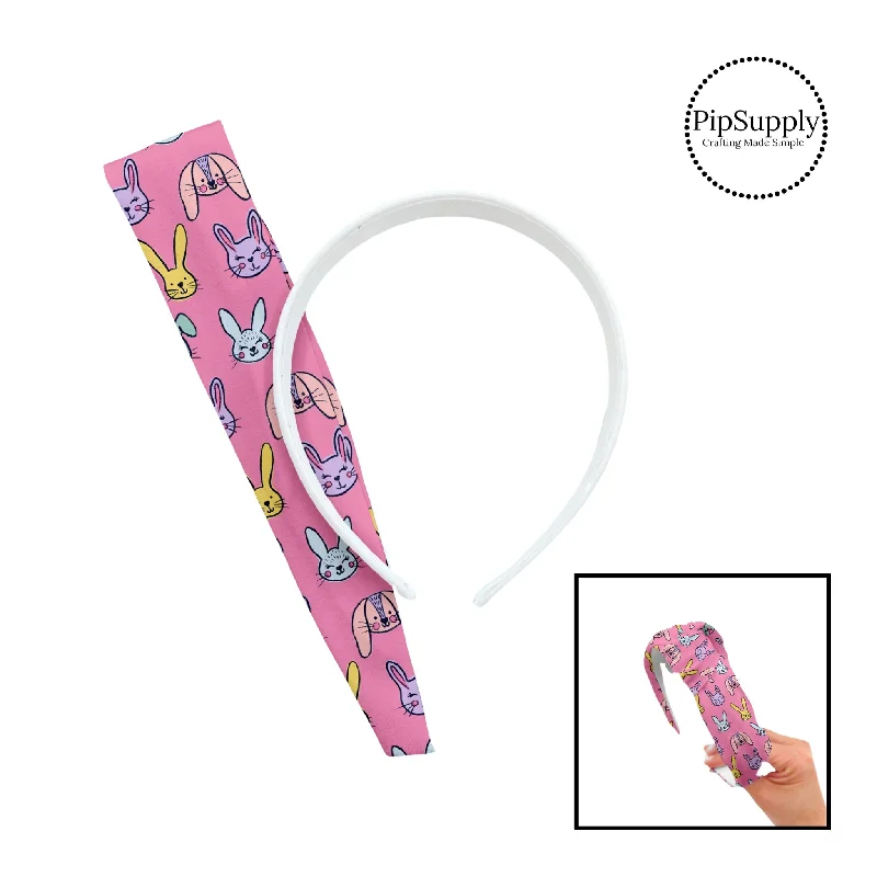 Bright Multi Bunny DIY Knotted Headband Kit