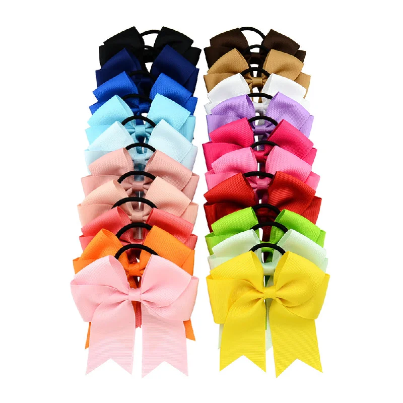 Wholesale Kids Ribbon Mermaid Cloth Hair Scrunchies