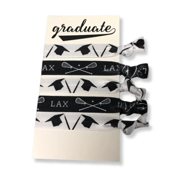 Graduation Lacrosse Hair Ties - Pick