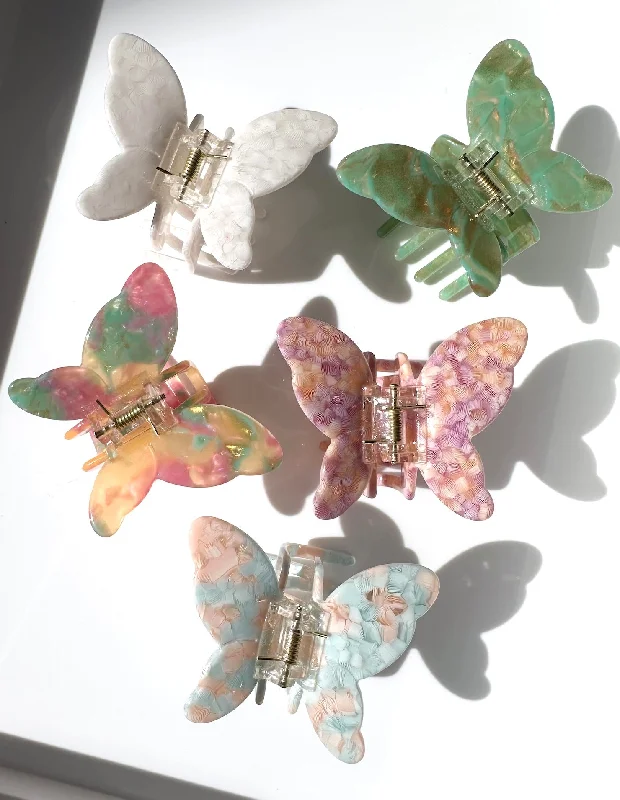 Spring Butterfly Claw Hair Clip | Eco-Friendly