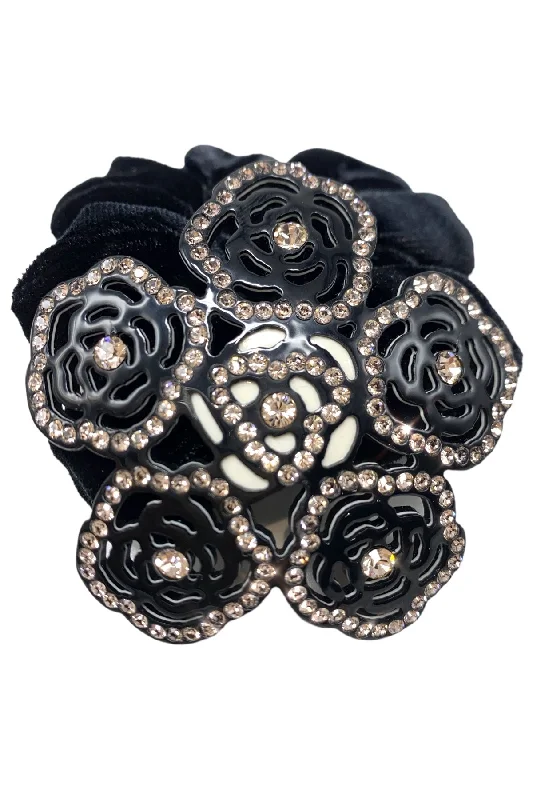 Roses Trudy Crystal Velvet Scrunchy