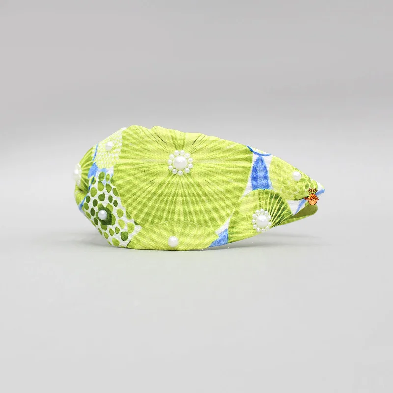 Printed Green Hairband