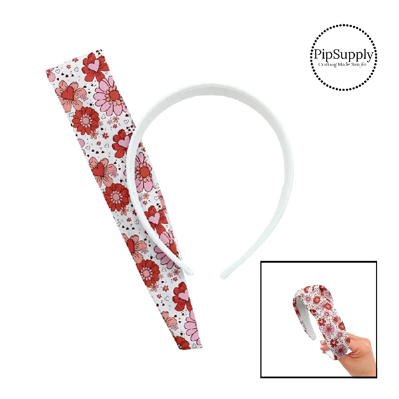 Forever Floral White DIY Knotted Headband Kit