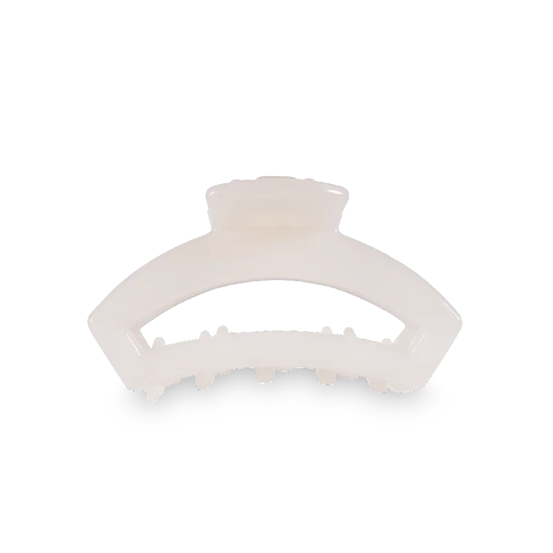 Open Coconut White Tiny Hair Clip