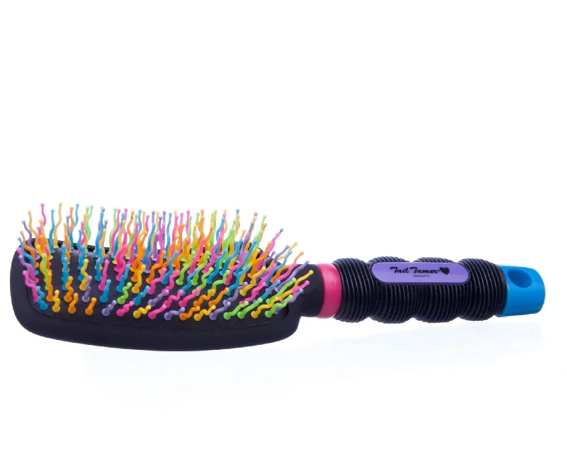 Curved Handle Rainbow Brush