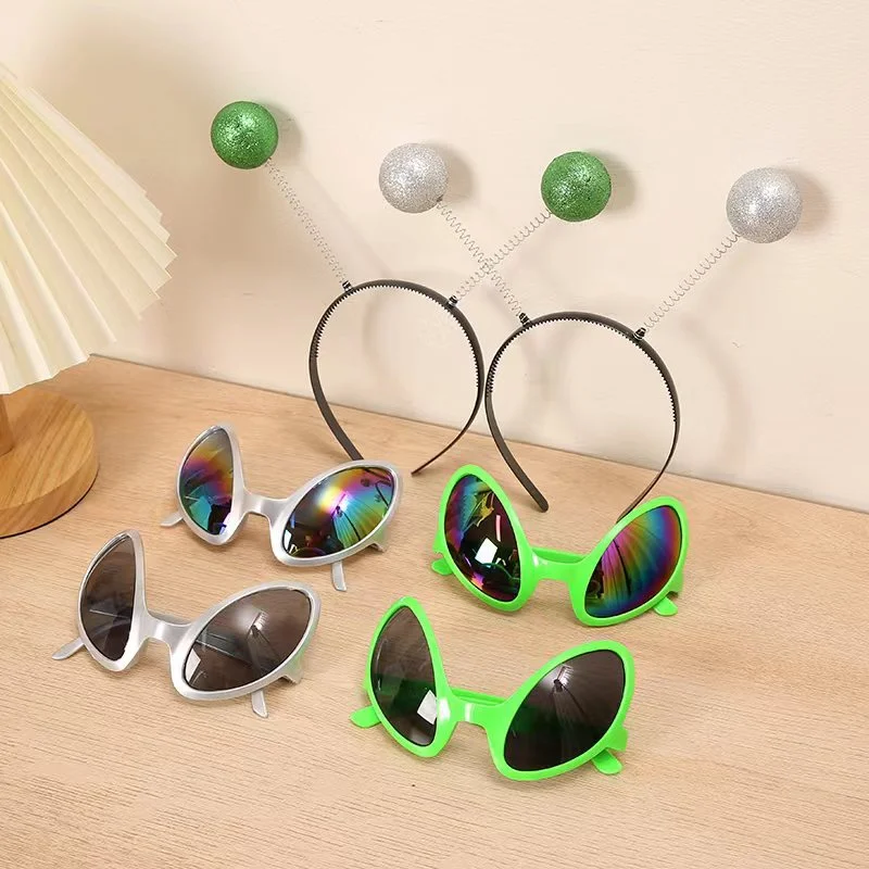 Wholesale Alien Funny Sunglasses Foam Headband