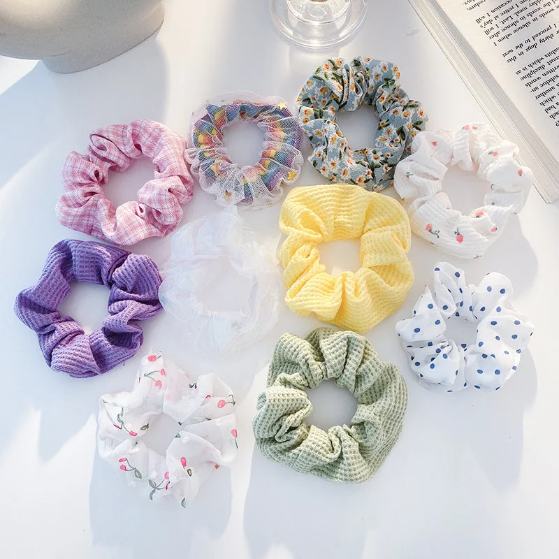 Wholesale Vintage Fabric Hair Scrunchies