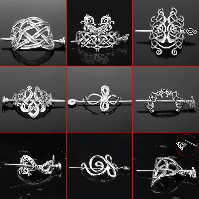 Wholesale Nordic Mythology Alloy Retro Hollow Out Hairpins