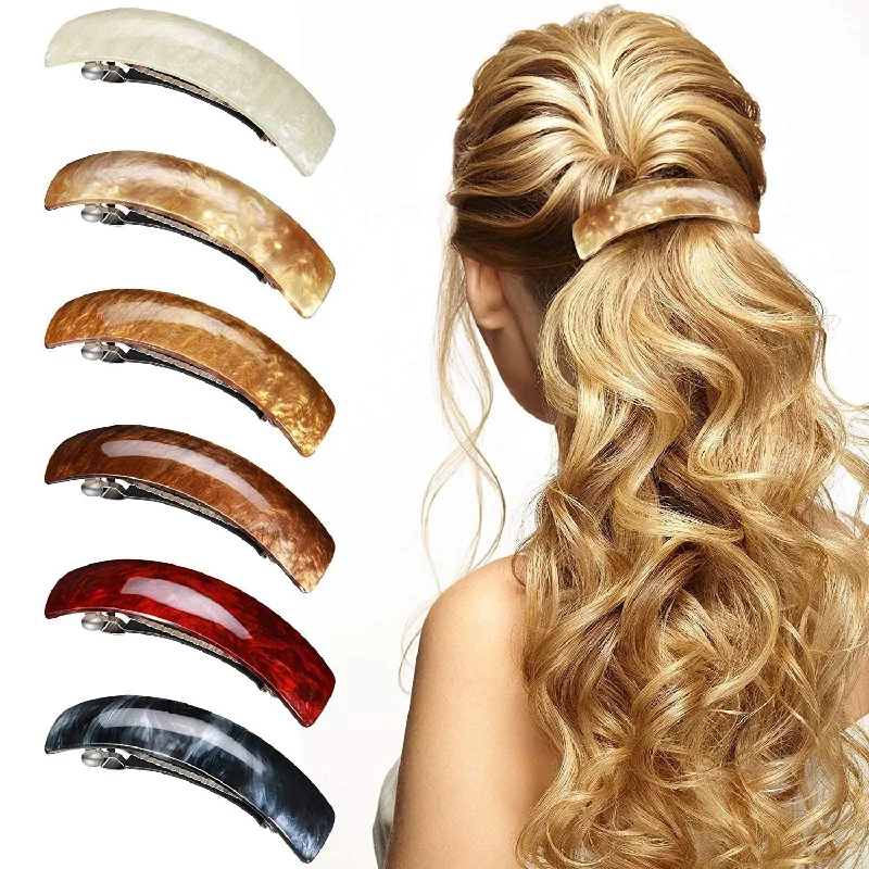 Wholesale Acrylic Spring Clip Half Ponytail Hair Clip