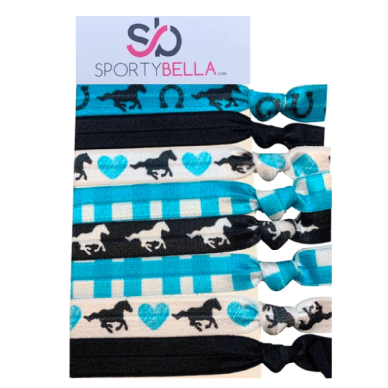 Girls Equestrian Hair Ties