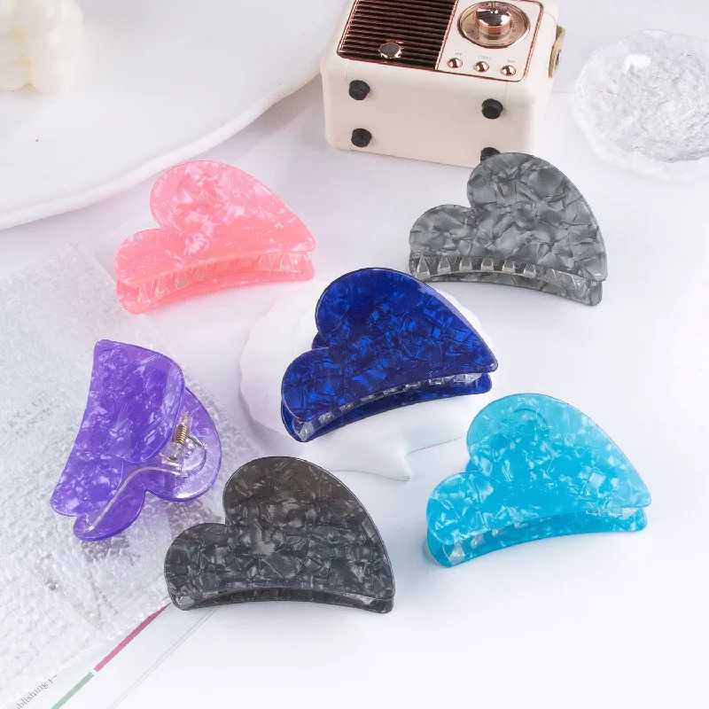 Wholesale Valentine's Day  Heart Shape Colorful Grippers