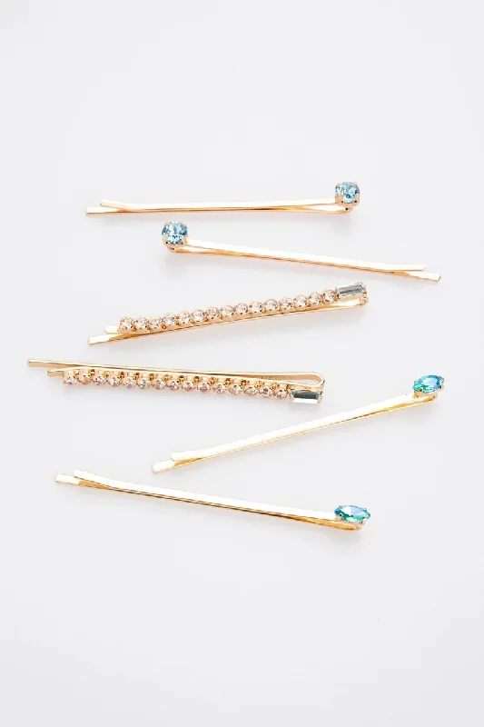 Jeweled Assorted Bobby Pins