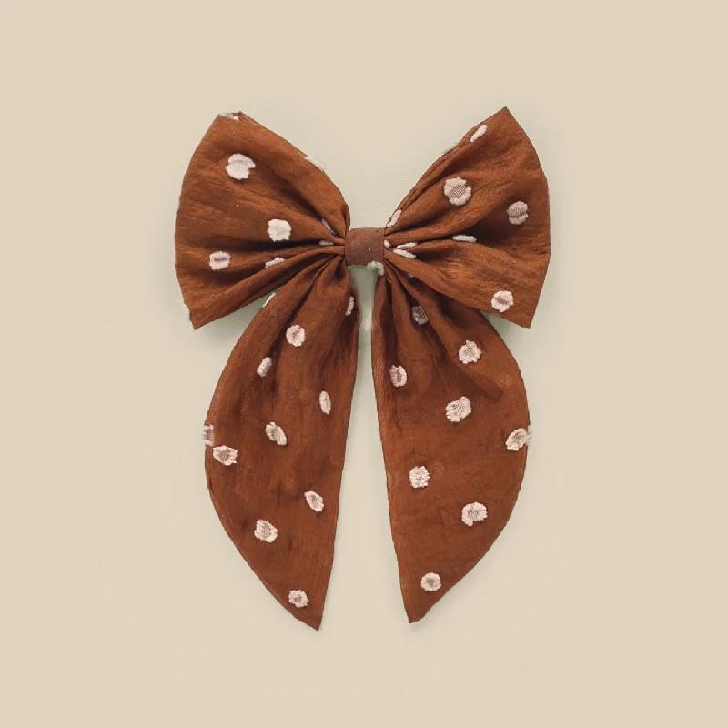 Oversized Bow - Copper