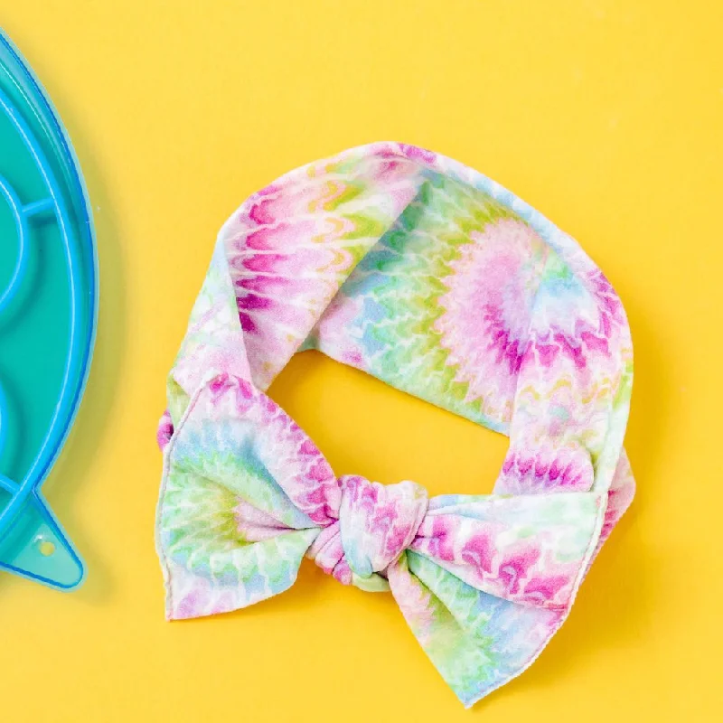 PRINTED KNOT: happy hippie / tie dye