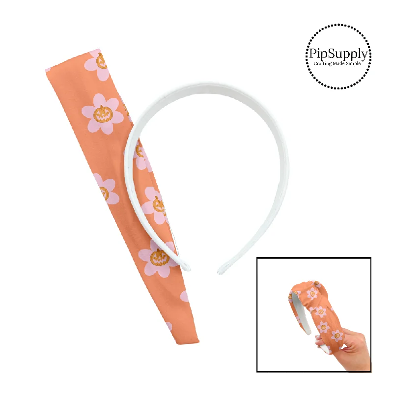 Daisy Pumpkin DIY Knotted Headband Kit