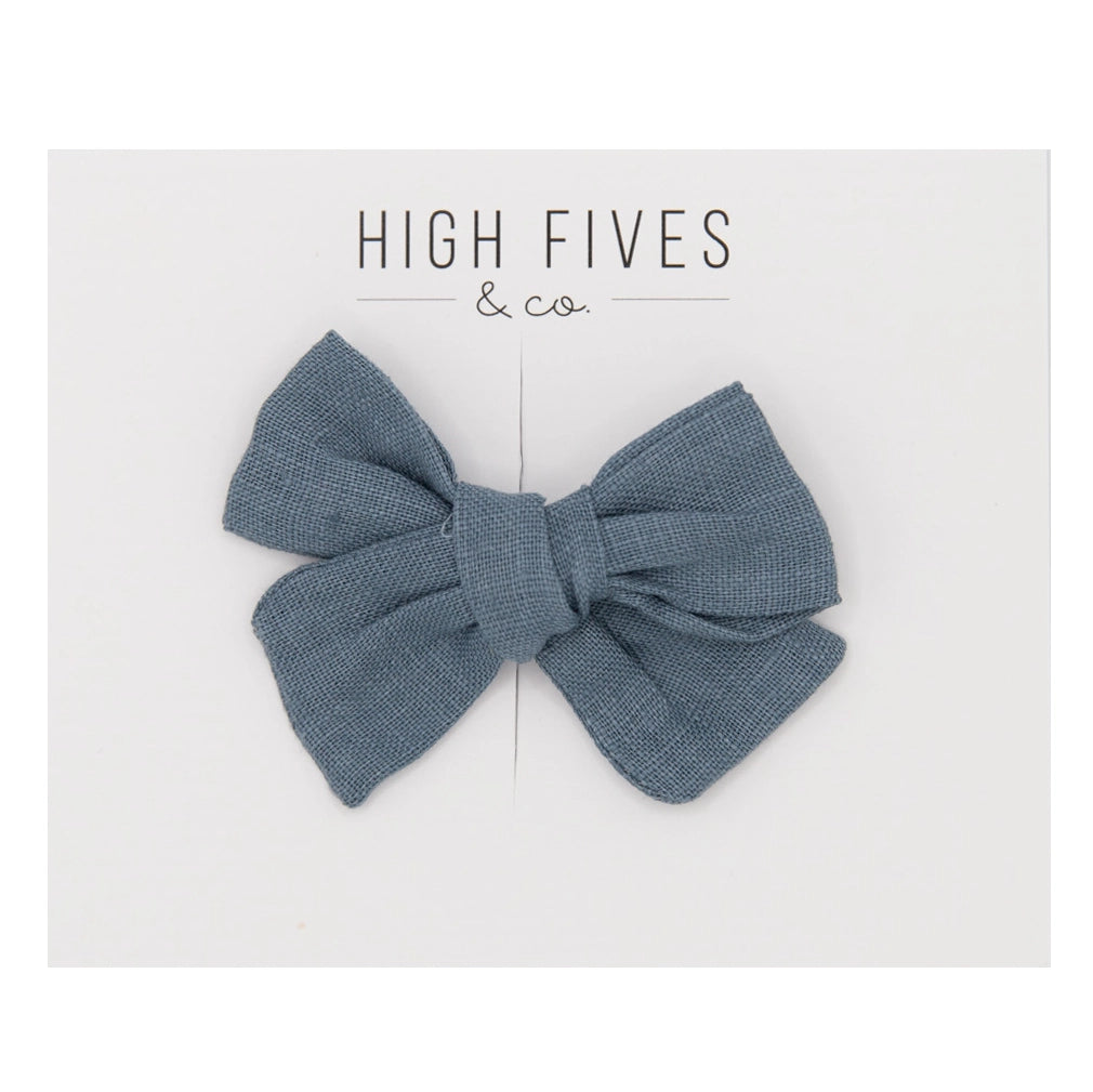 Linen Bow Clip