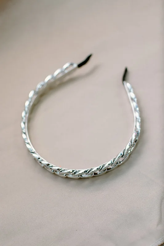 Silver Chain Link Headband