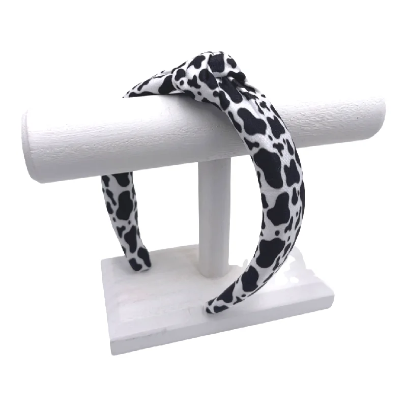 Cow Print Hard Headband