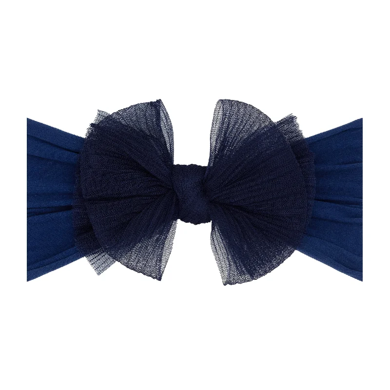 TULLE FAB®: pleated navy