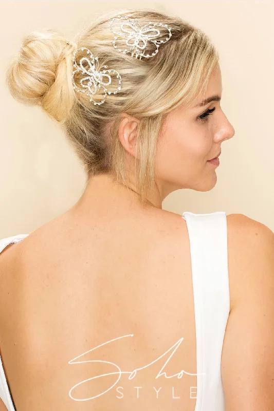 Bridal Butterfly Hair Comb