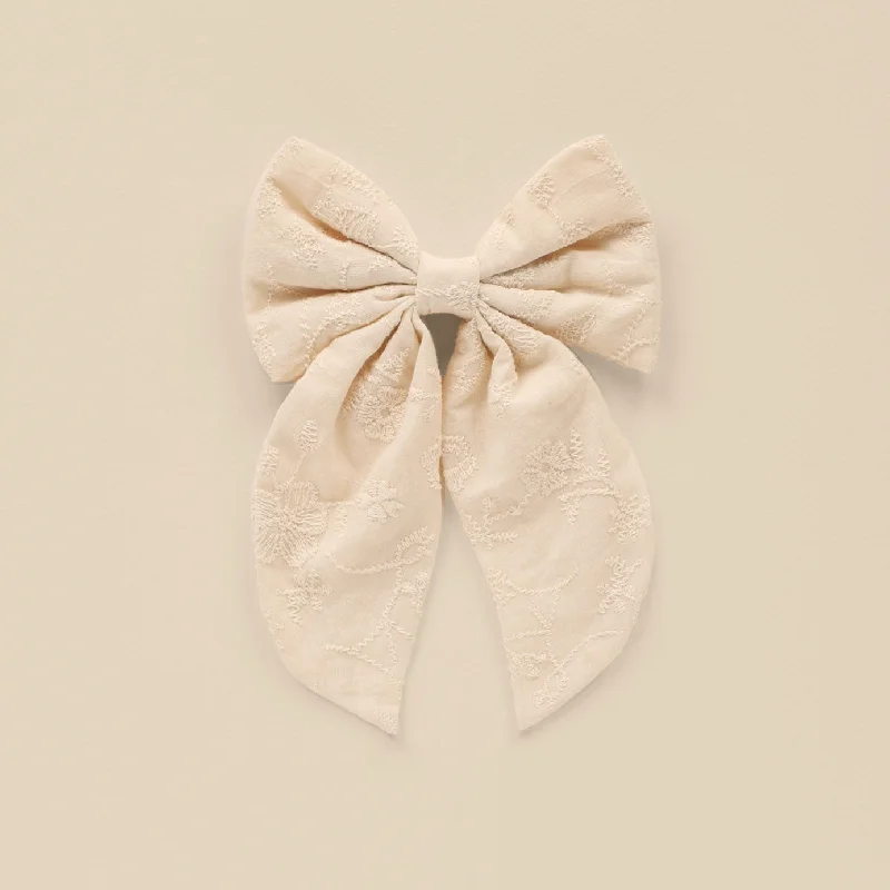 Oversized Bow - Natural