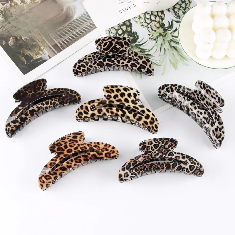 Wholesale Vintage Leopard Print Hair Clips