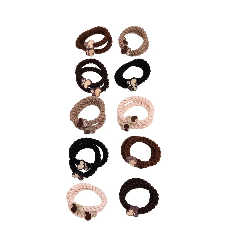 Pack of 10 Hair Ponies O20008