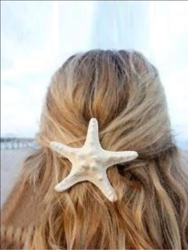 Girls Mermaid Starfish Hair Clip