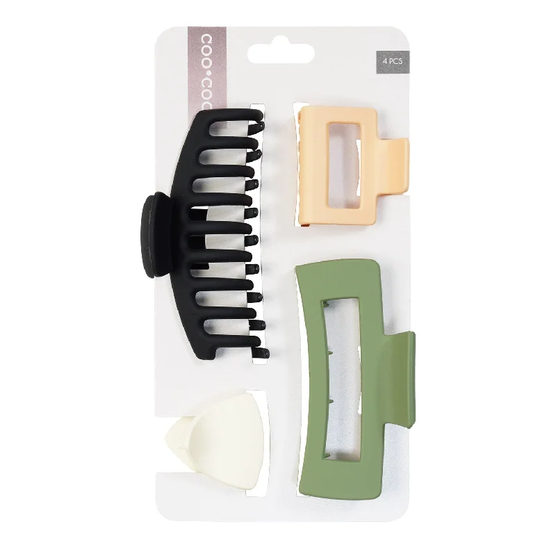 Coo Coo Assorted Size Jaw Clip 4pcs B Set