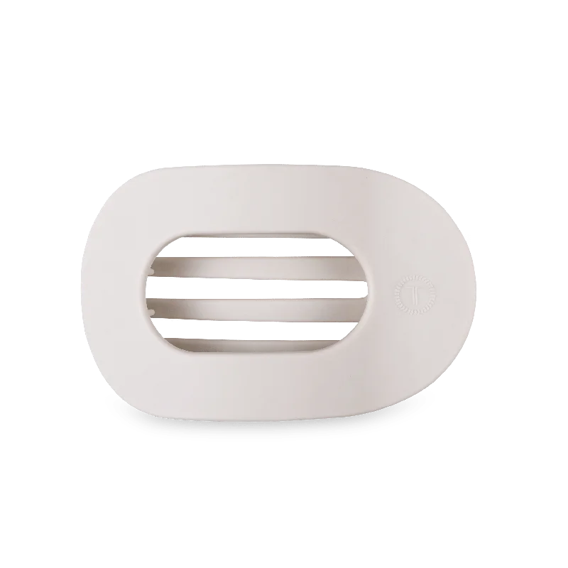 Toasted Medium Flat Round Hair Clip