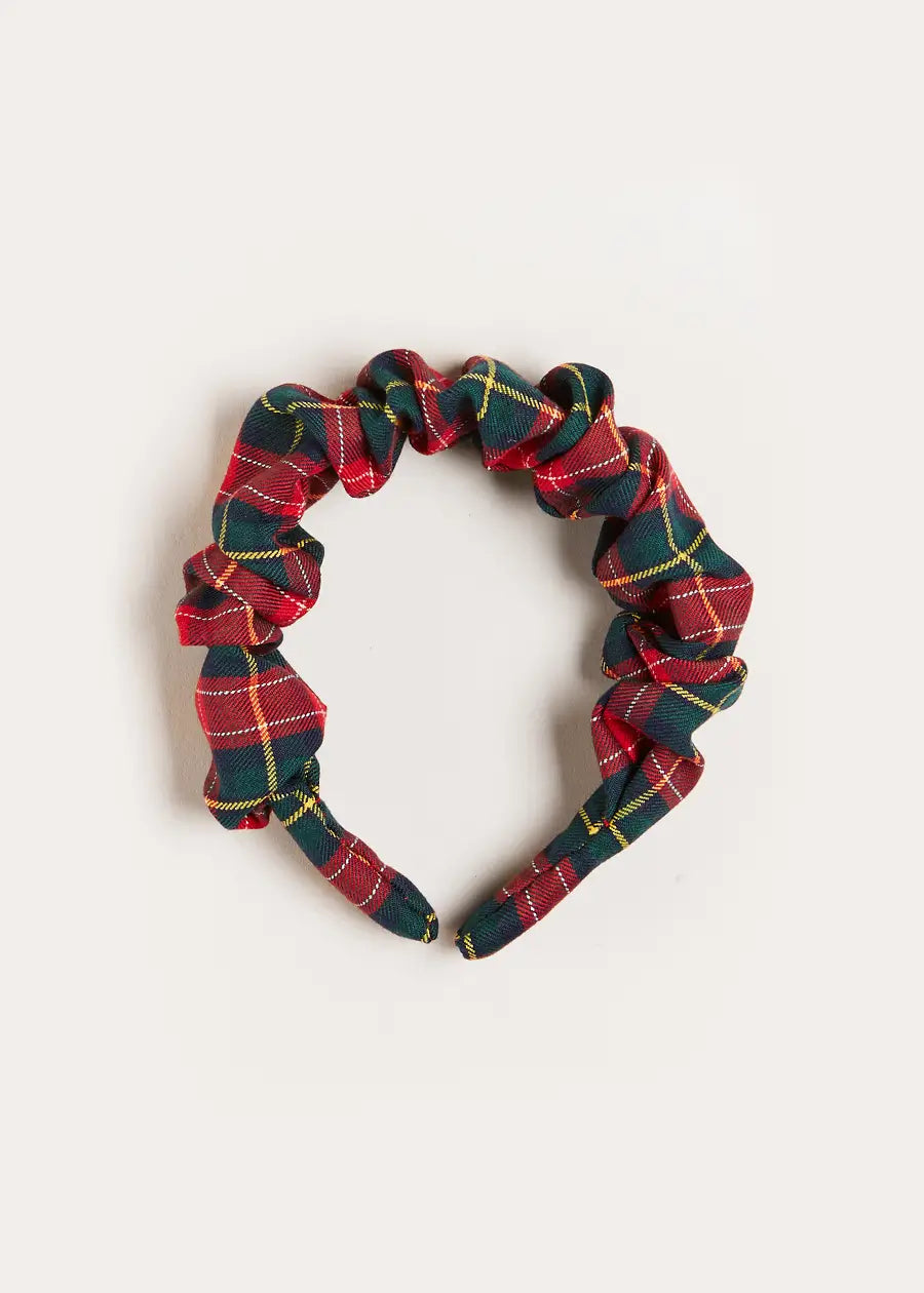 Belgravia Tartan Hairband in Red