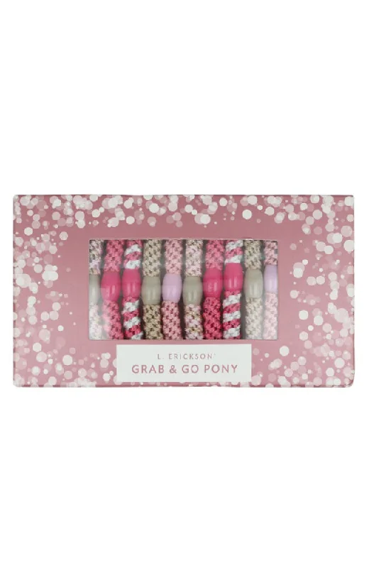 Grab & Go Ponytail Holders - Holiday Box