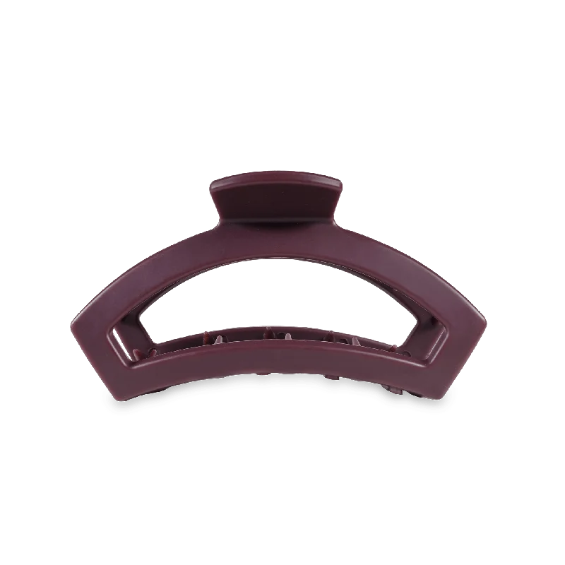 Open Burgundy Bliss Small Hair Clip