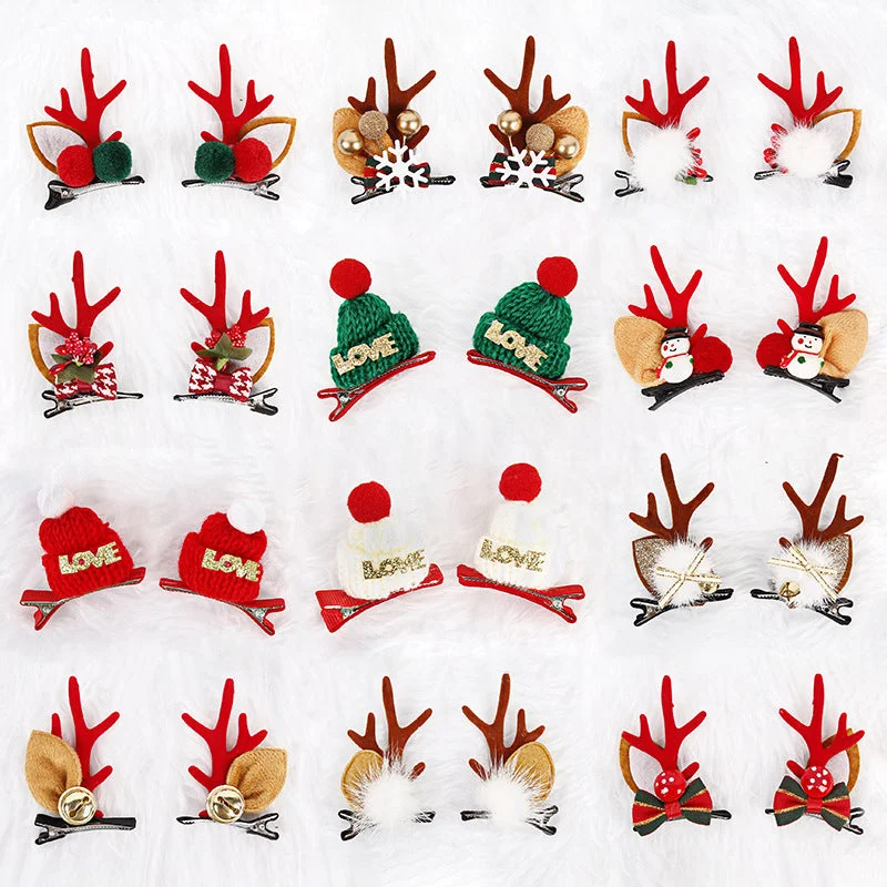 Wholesale Christmas Decoration Hair Clips