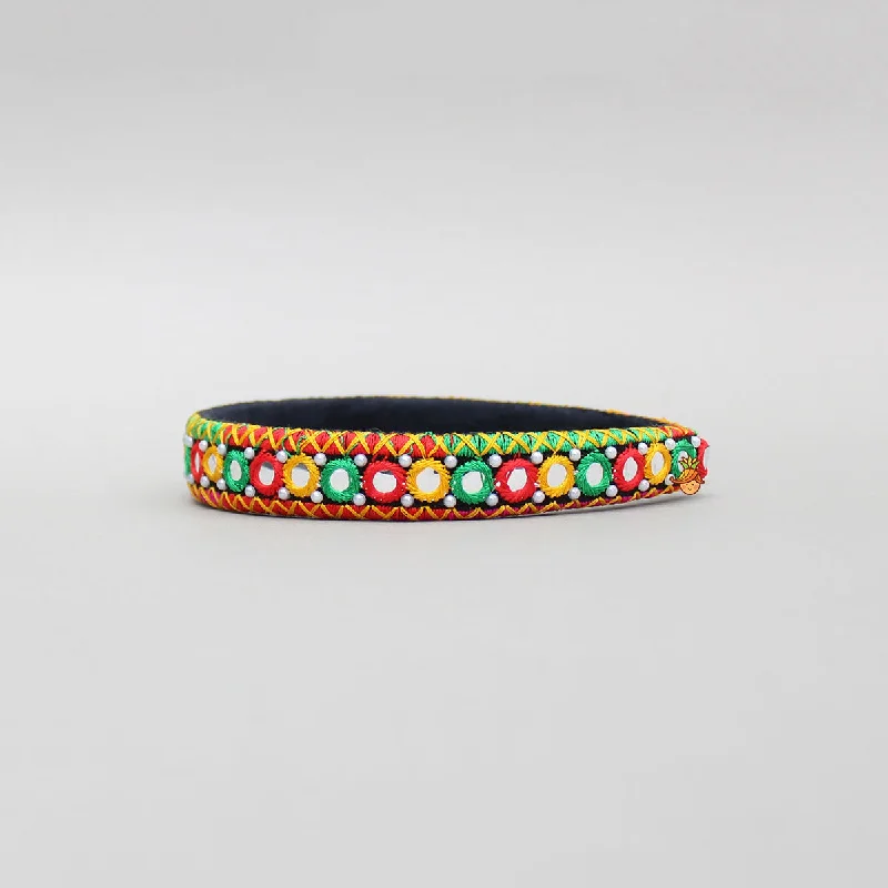 Faux Mirror Studded Multicolour Hairband