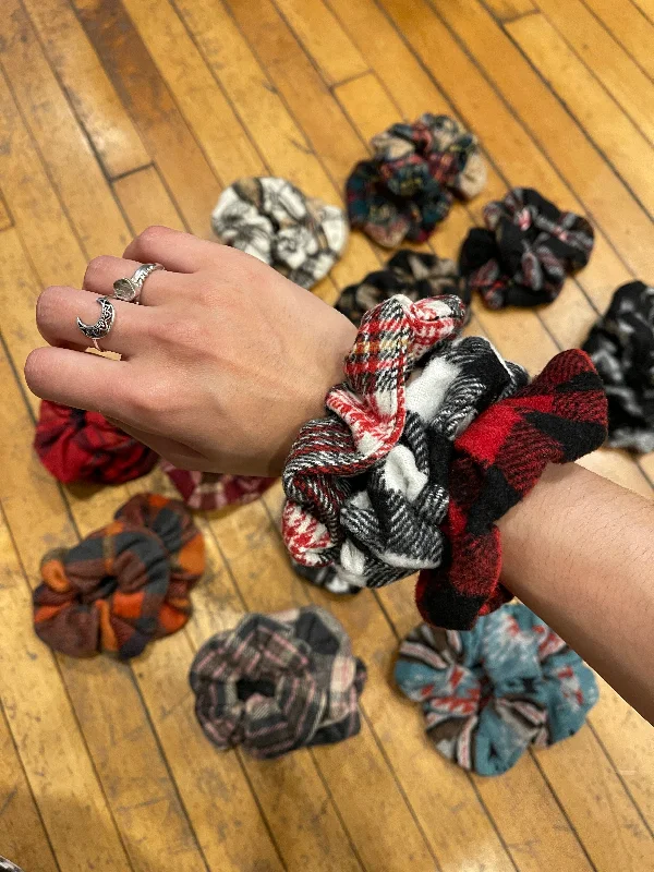 Plaid Scrunchies Assorted