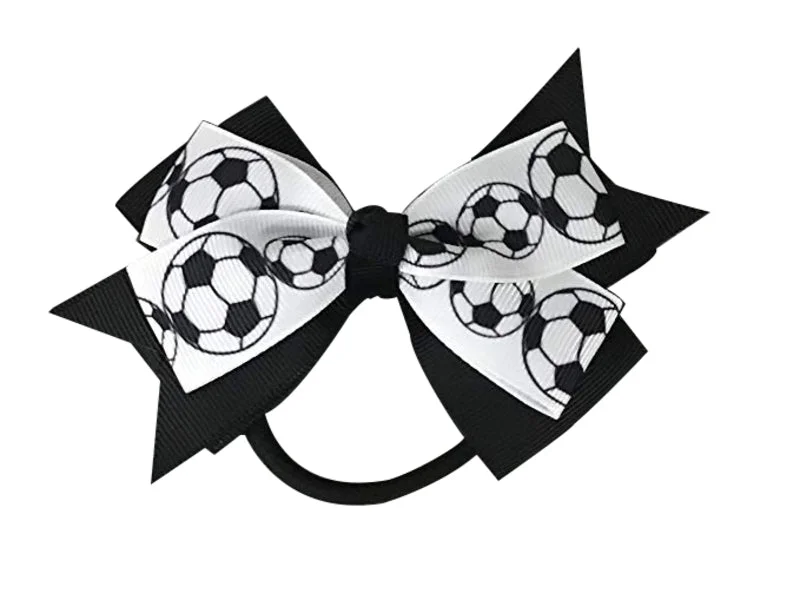 Soccer Hair Bow