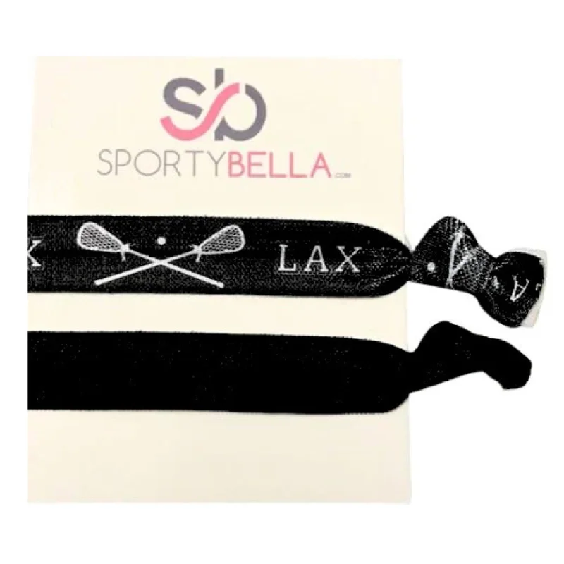 Lacrosse Hair Ties- 2pc Set - Pick Color